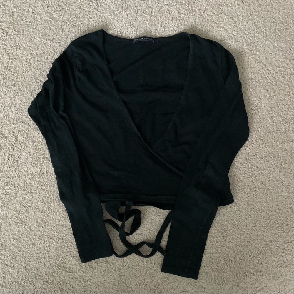 brandy melville coco wrap top